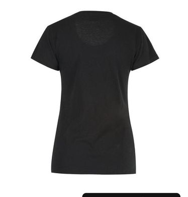 Жіноча футболка чорна базова lee cooper
