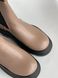 Коричневі черевики, челсі в стилі боттега демісезон з эко шкіри