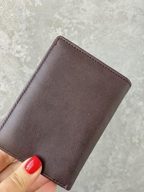 Чоловічий гаманець для справжніх любителів стильного практичного дизайну коричневий