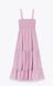 Рожевий довгий сарафан, сукня S