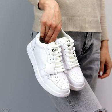 жіночі спортивні кросівки itts білого кольору з натуральної шкіри