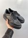 Черные кроссовки из натуральной кожи fashion