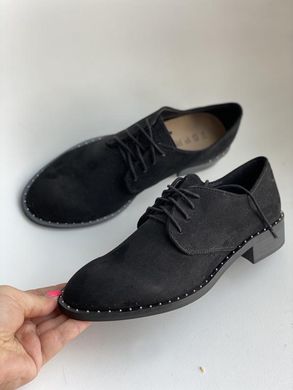 Черные туфли - оксворды esprit