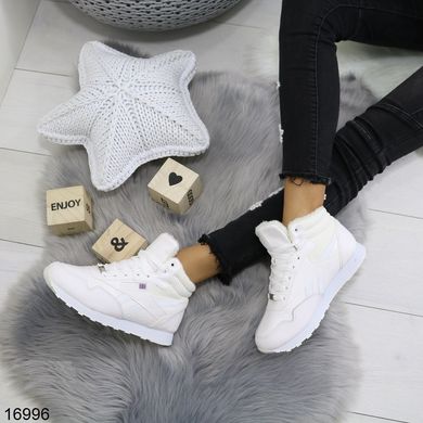 Білі зимові кросівки, спортивні черевики жіночі 36