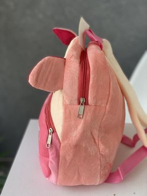 Дитячий рюкзак плюшевий «рожева милка»